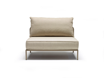 FLAP - Modular steel and fabric garden armchair by SCAB DESIGN - view 3